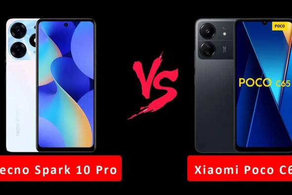 الفرق بين Poco C65 و Tecno Spark 10 Pro