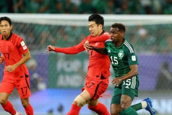 شوط أول سلبى بين السعودية وكوريا الجنوبية فى ثمن نهائى كأس أمم آسيا