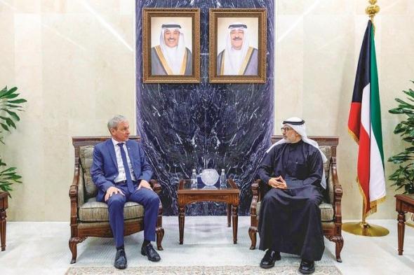 نائب وزير الخارجية استقبل سفير بلجيكا