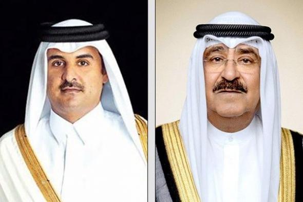 صاحب السمو يعزي أمير قطر بوفاة نائب رئيس مجلس الوزراء وزير الطاقة والصناعة الأسبق عبدالله العطية