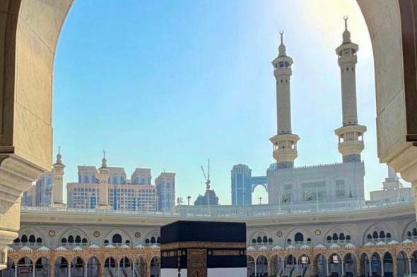 استعدادات الحرم المكي لاستقبال ثوب الكعبة المشرفة الجديد
