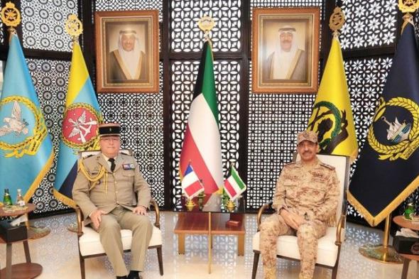 رئيس الأركان بحث مع الملحق العسكري الفرنسي تطوير التعاون والتمارين المشتركة