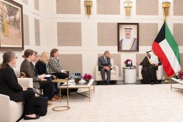 ممثل صاحب السمو سمو ولي العهد يستقبل وفدا من غرفة التجارة الأميركية ومجلس الأعمال الأميركي - الكويتي